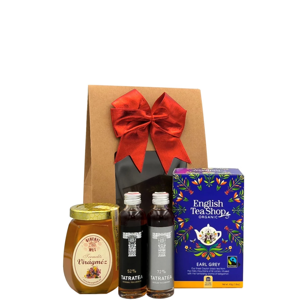 „Tea & Bee - Classic„ tealikőr ajándékcsomag