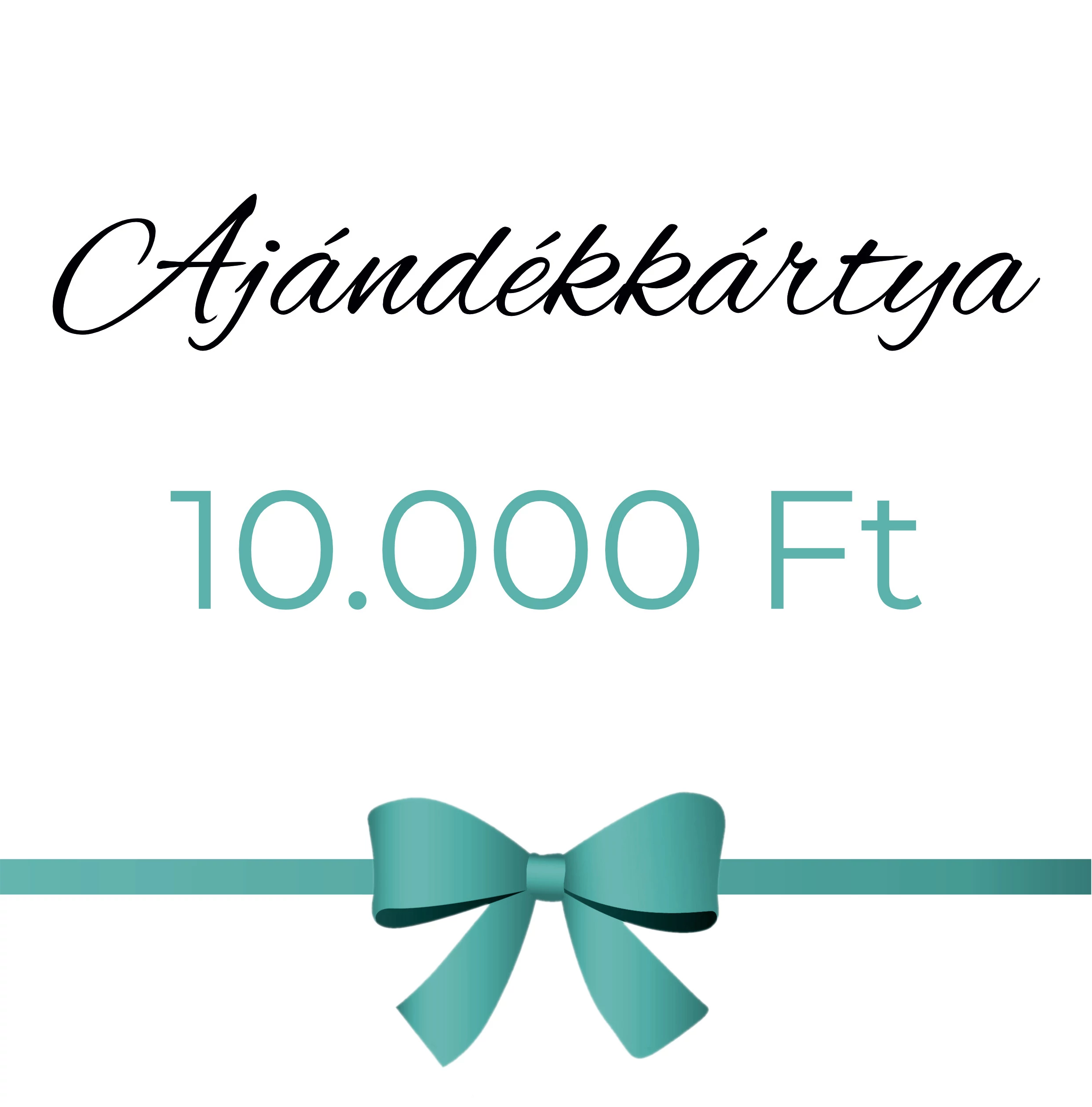 AJÁNDÉKKÁRTYA 10.000 Ft