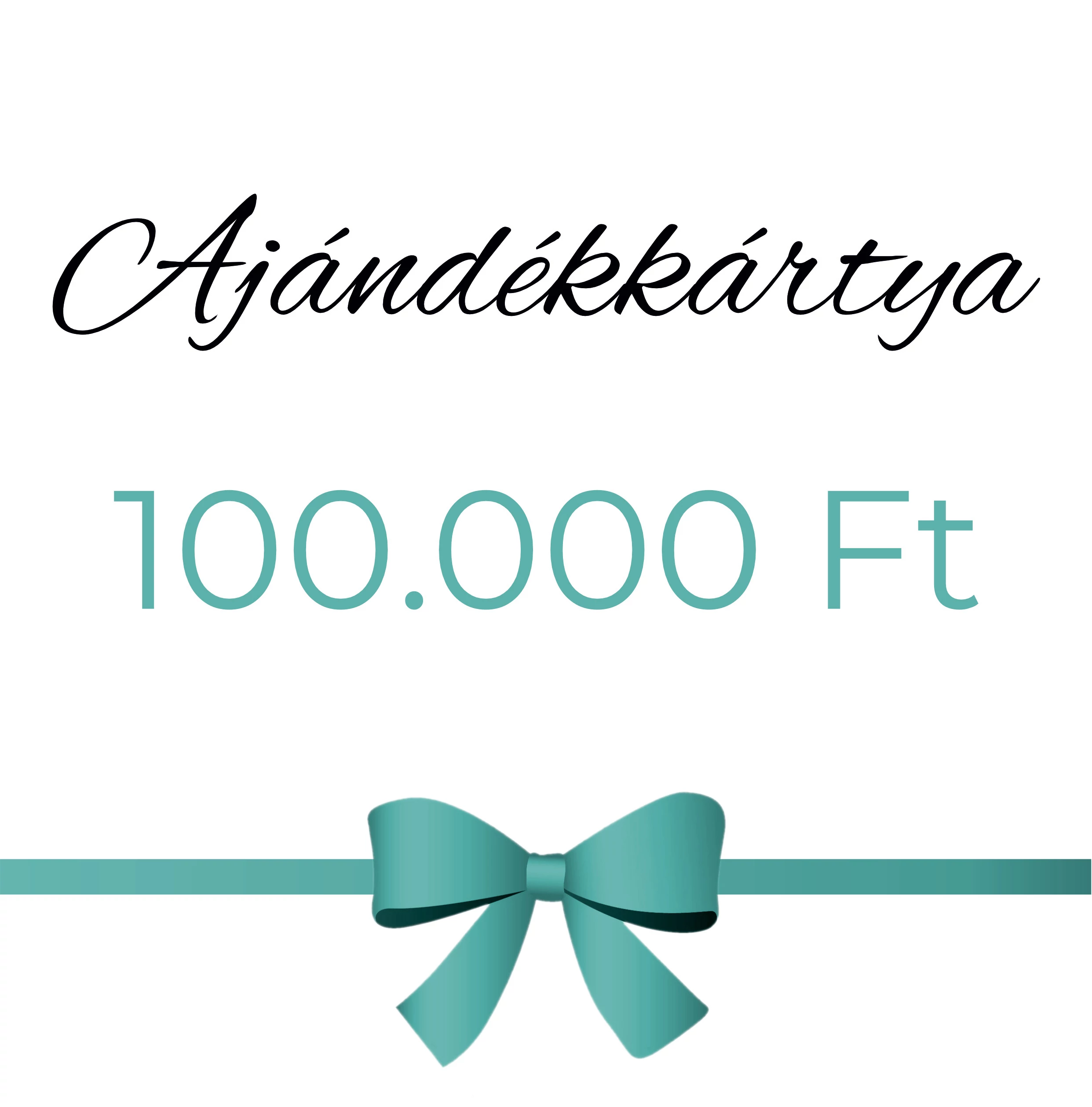 AJÁNDÉKKÁRTYA 100.000 Ft