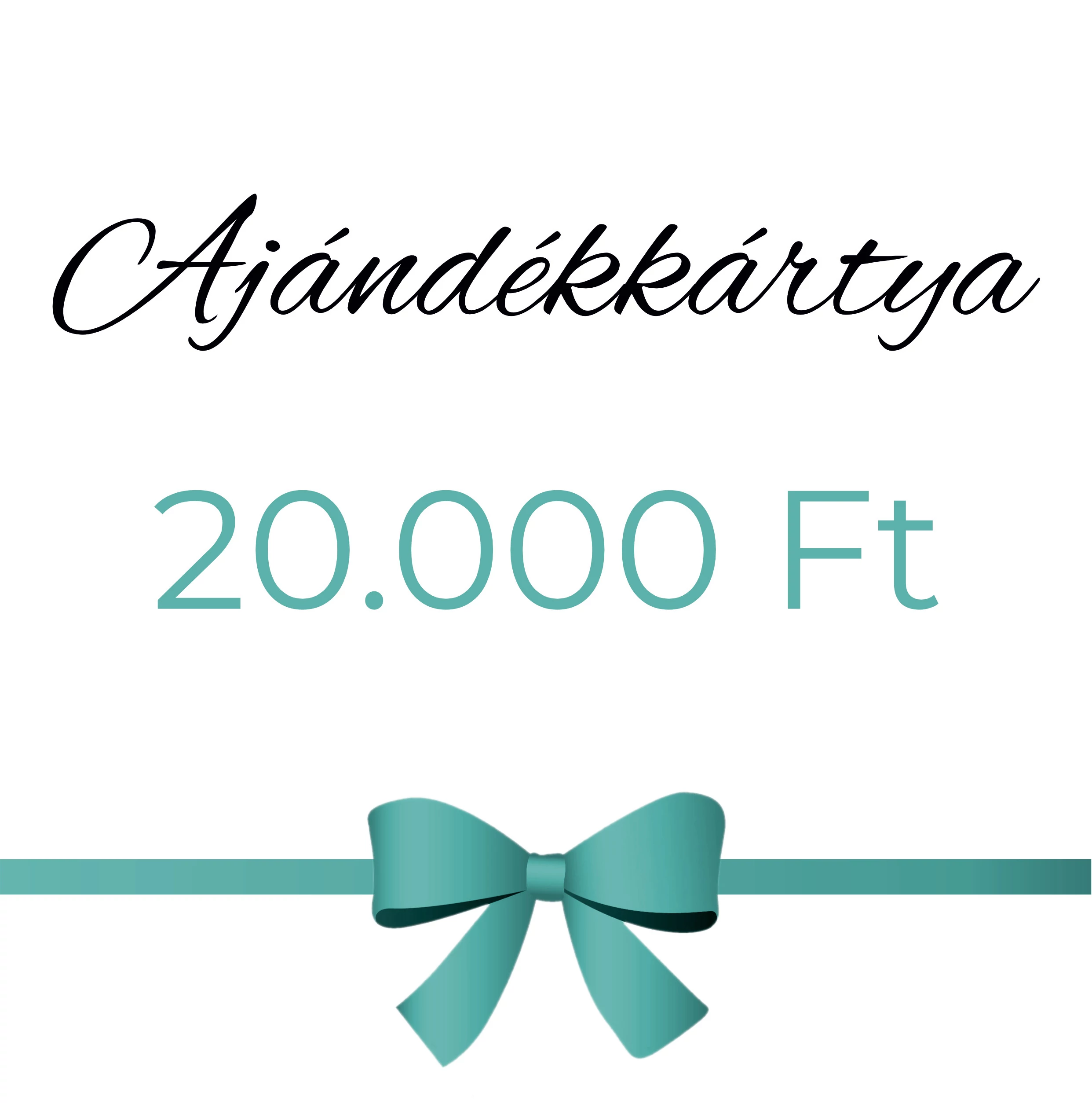 AJÁNDÉKKÁRTYA 20.000 Ft
