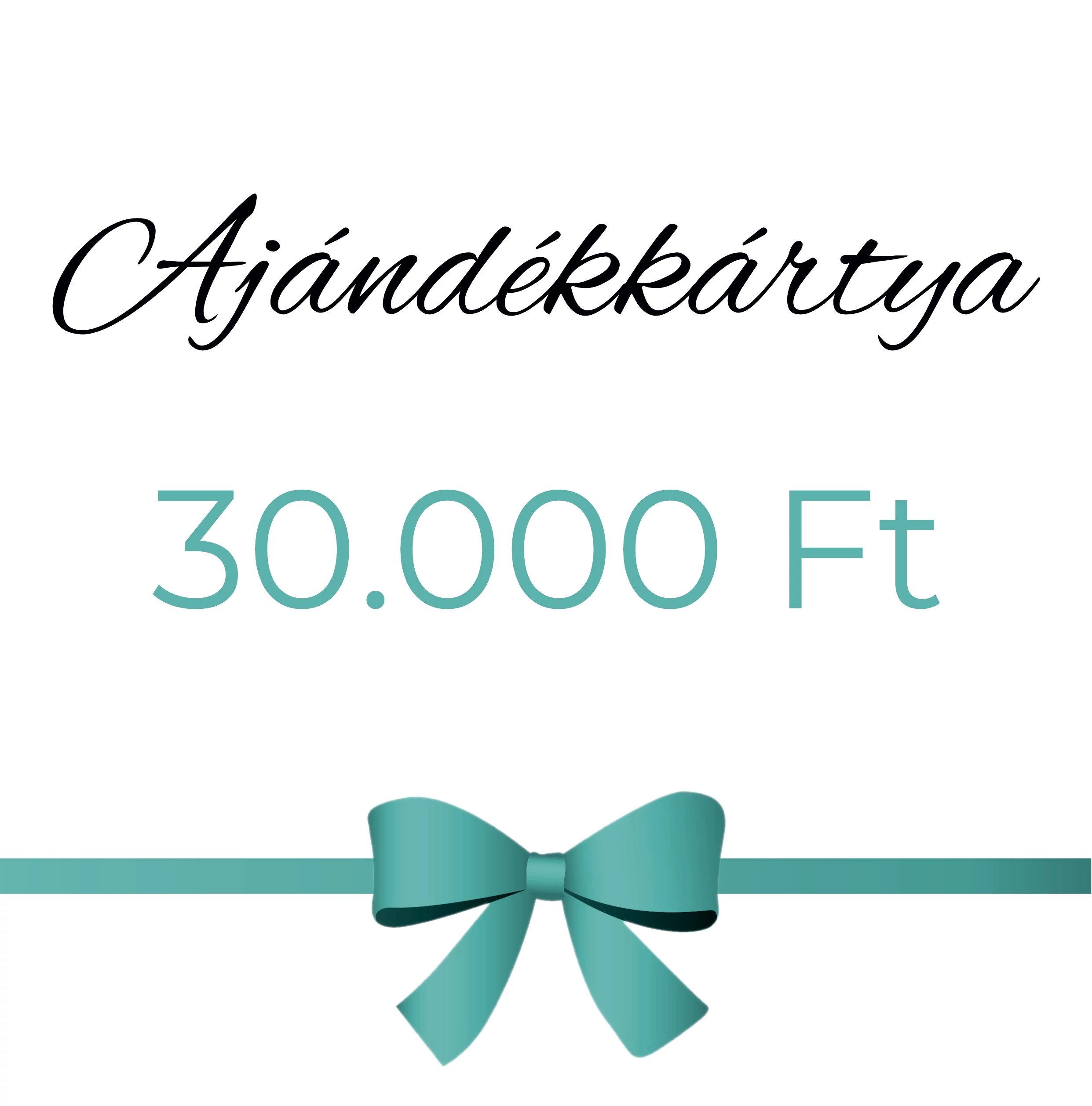 AJÁNDÉKKÁRTYA 30.000 Ft