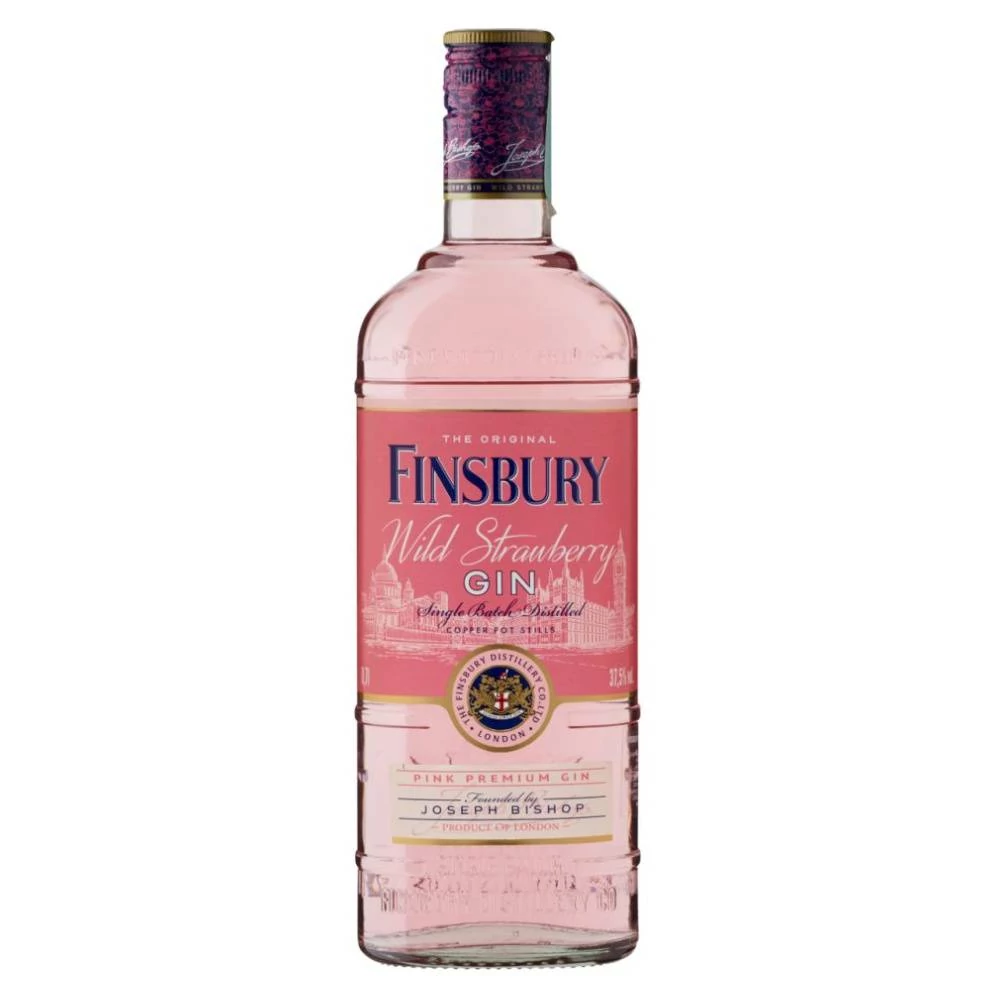 FINSBURY Wild Strawberry gin (0,7 l - 37,5%)