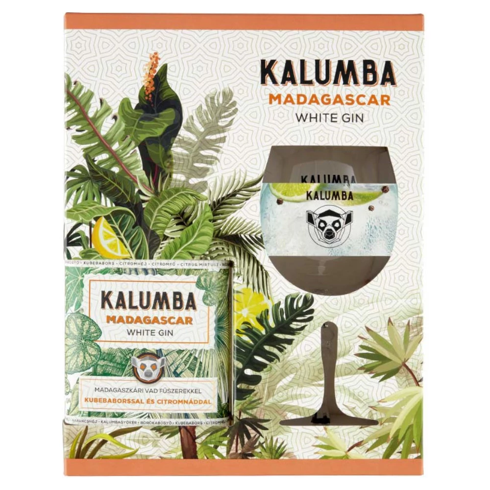 KALUMBA White gin + dd, pohár (0,7l - 37,5%)