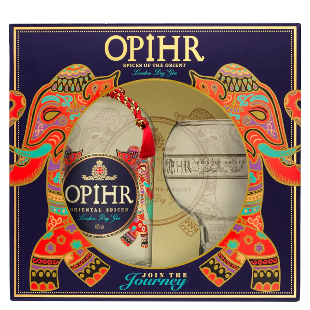 OPIHR Oriental Spiced gin + dd, pohár (0,7l - 42,5%)