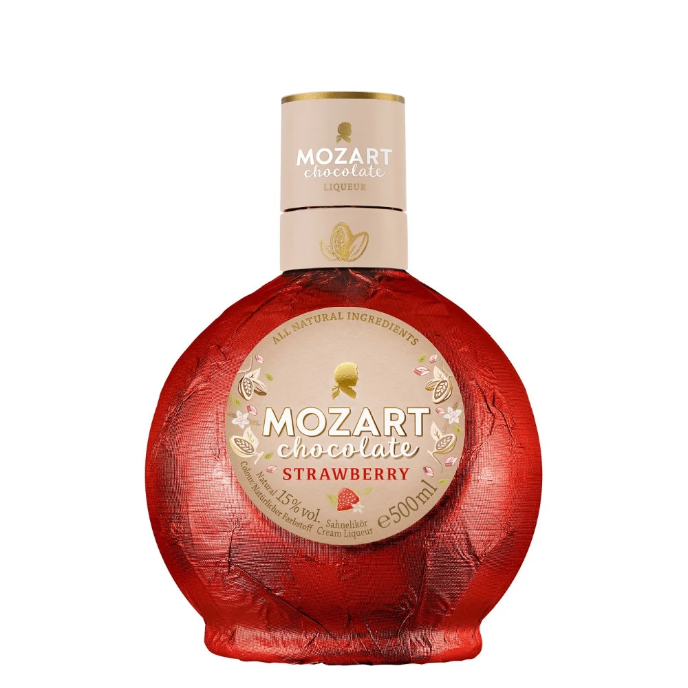 MOZART Strawberry Cream likőr (0,5l - 15%)