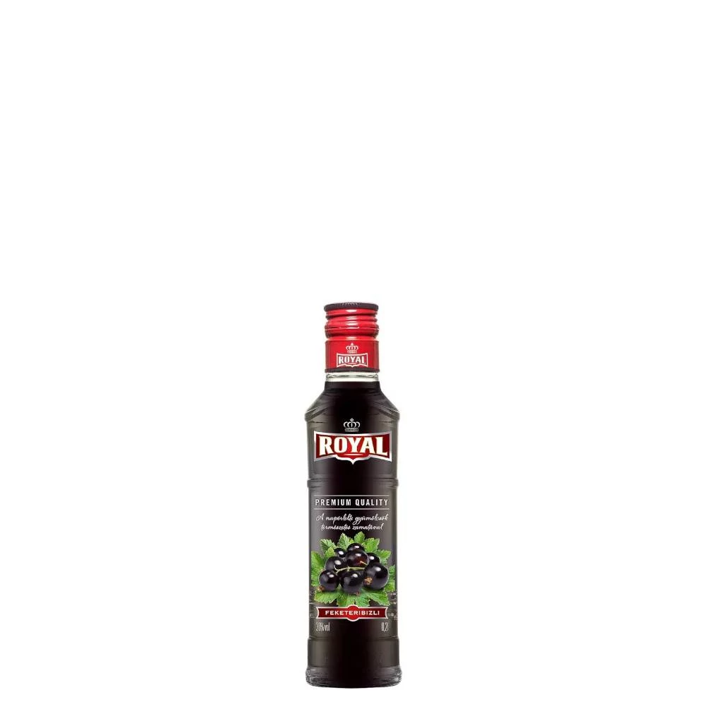 ROYAL VODKA Feketeribizli vodkalikőr (0,2l - 28%)