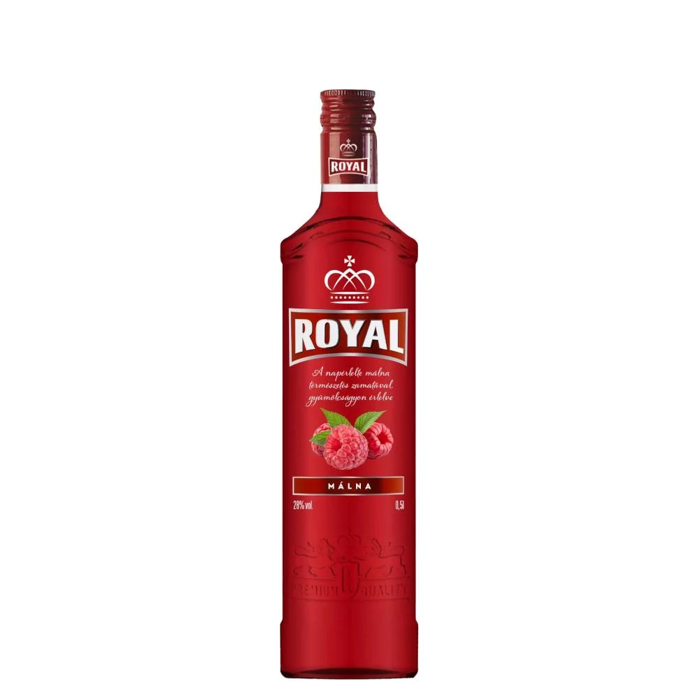 ROYAL VODKA Málna vodkalikőr (0,5l - 28%)