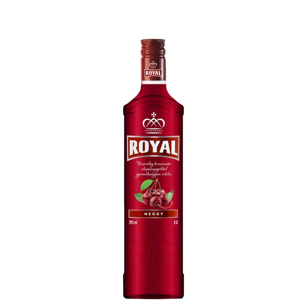 ROYAL VODKA Meggy vodkalikőr (0,5l - 28%)