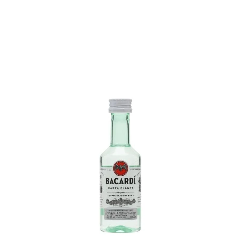 BACARDI Carta Blanca rum (0,05l - 40%)