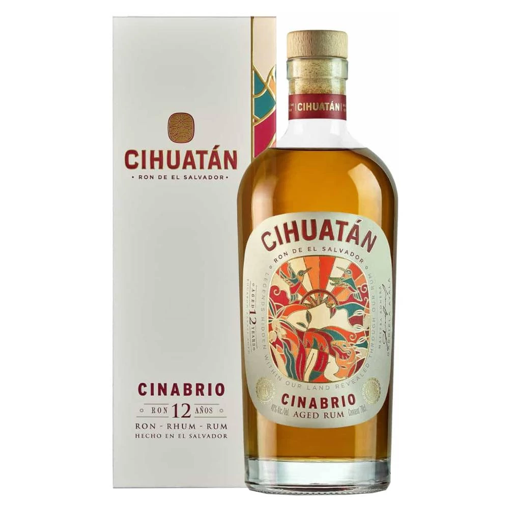 CIHUATAN Cinabrio 12 years rum + dd (0,7l - 40%)