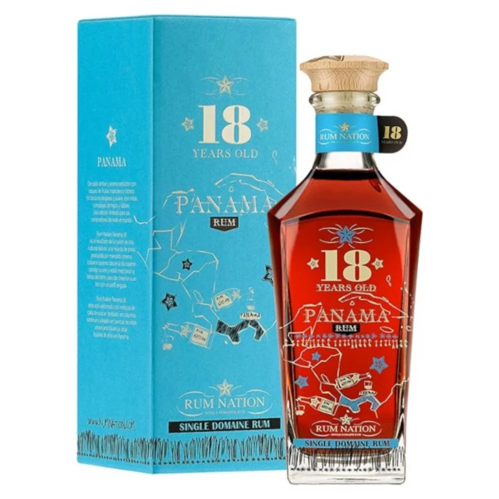 RUM NATION Panama 18 Years rum + dd (0,7l - 40%)