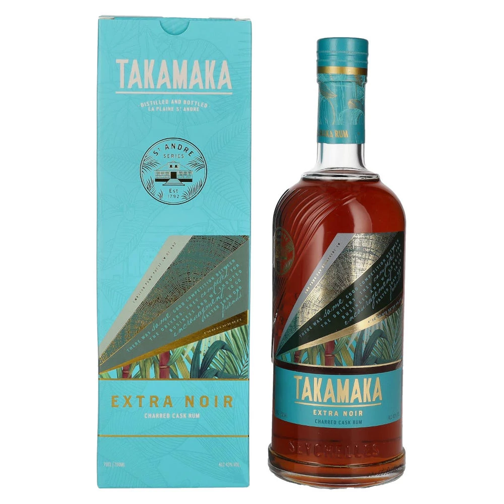 TAKAMAKA Extra Noir Charred Cask rum + dd (0,7l - 43%)