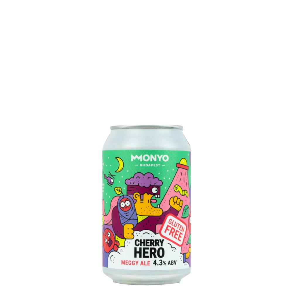 MONYO Cherry Hero sör (0,33l -  4.3%)