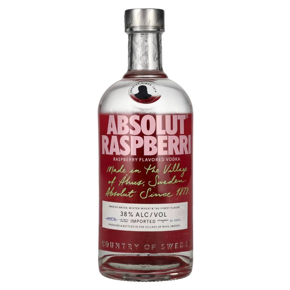 ABSOLUT Raspberry vodka (0,7l - 38%)