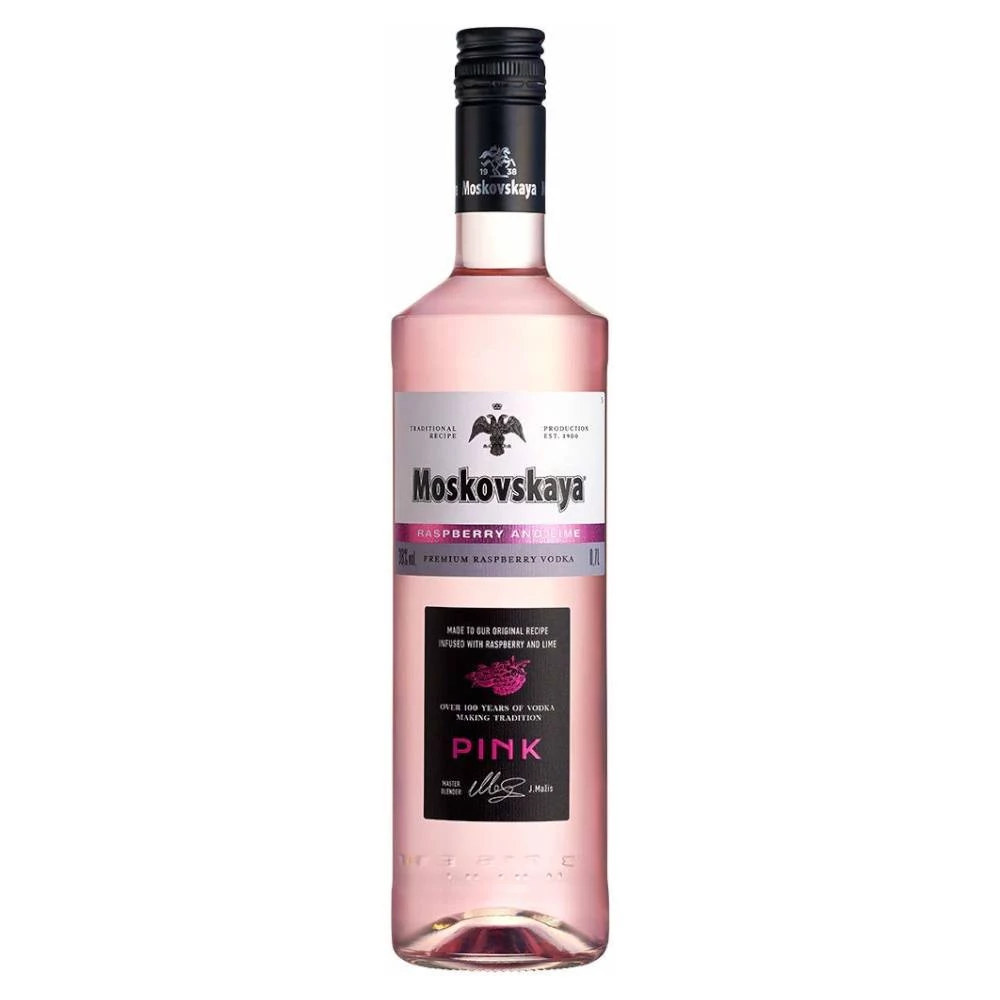 MOSKOVSKAYA Pink Raspberry-Lime vodka (0,7l - 38%)