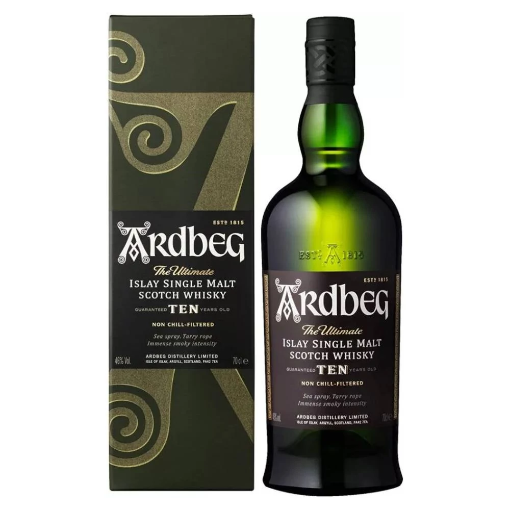 ARDBEG 10 Years whisky + dd (0,7l - 46%)