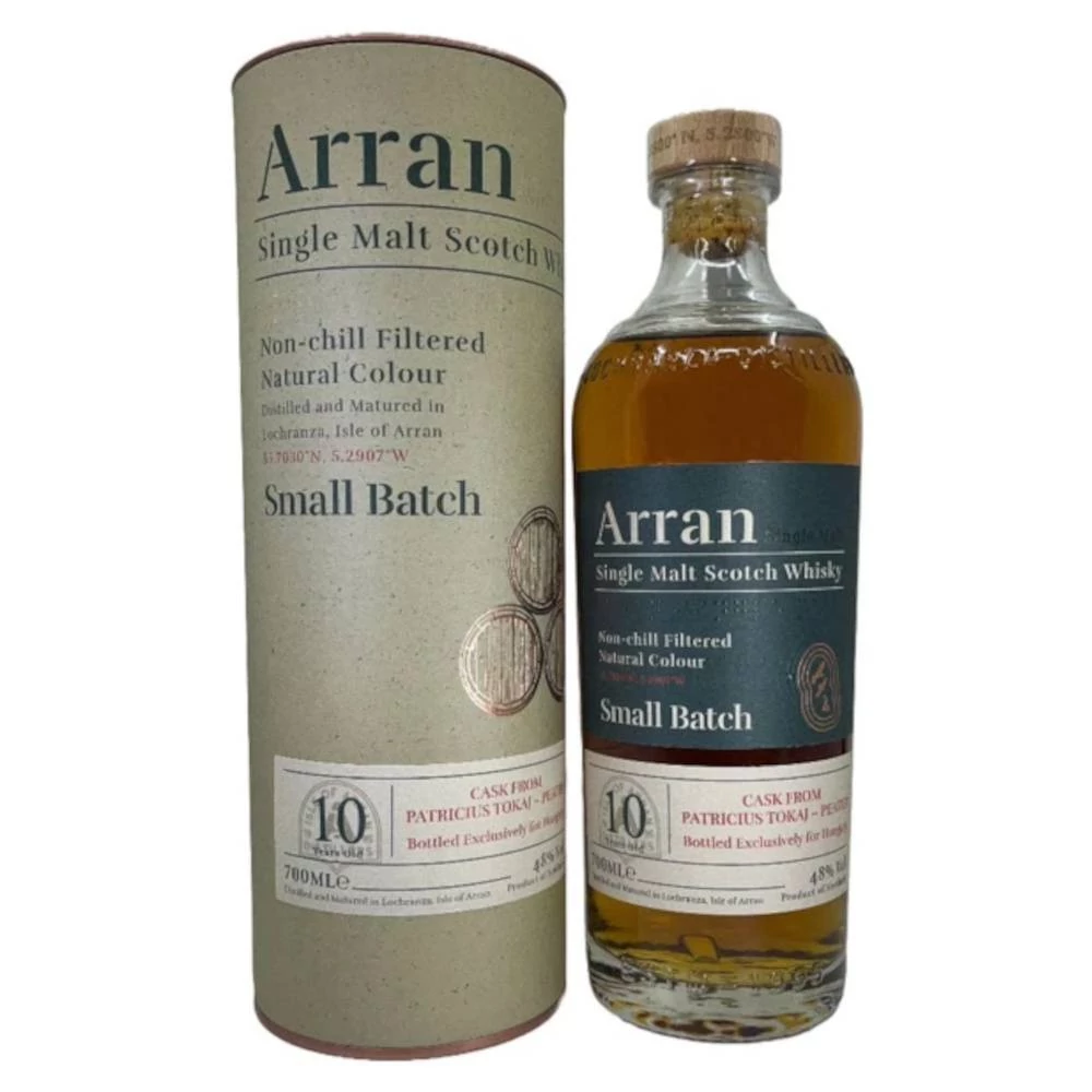 ARRAN 10 Years Peated Tokaji Cask Finish whisky + dd (0,7l - 46%)