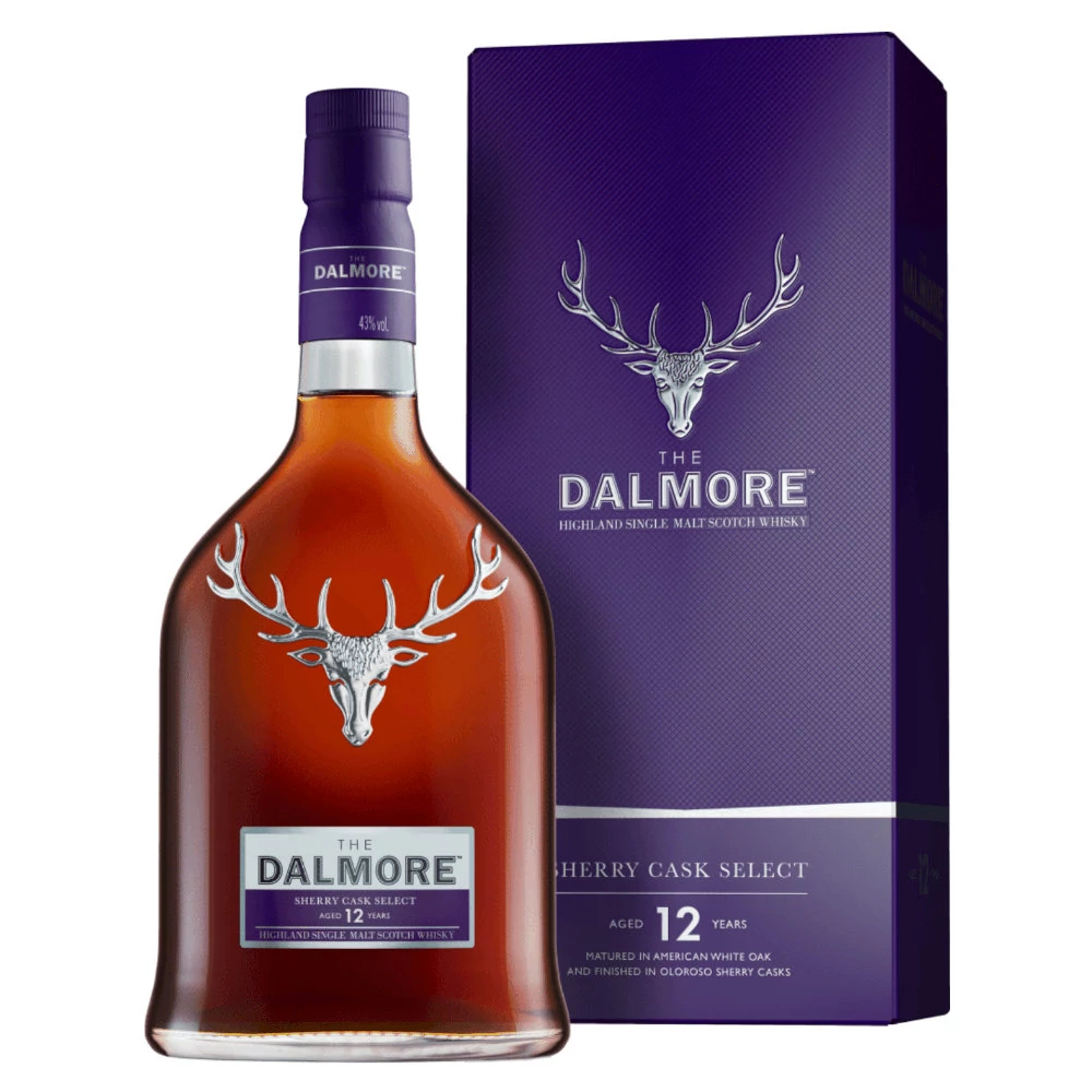 DALMORE Sherry Cask 12 Years whisky + dd (0,7l - 43%)