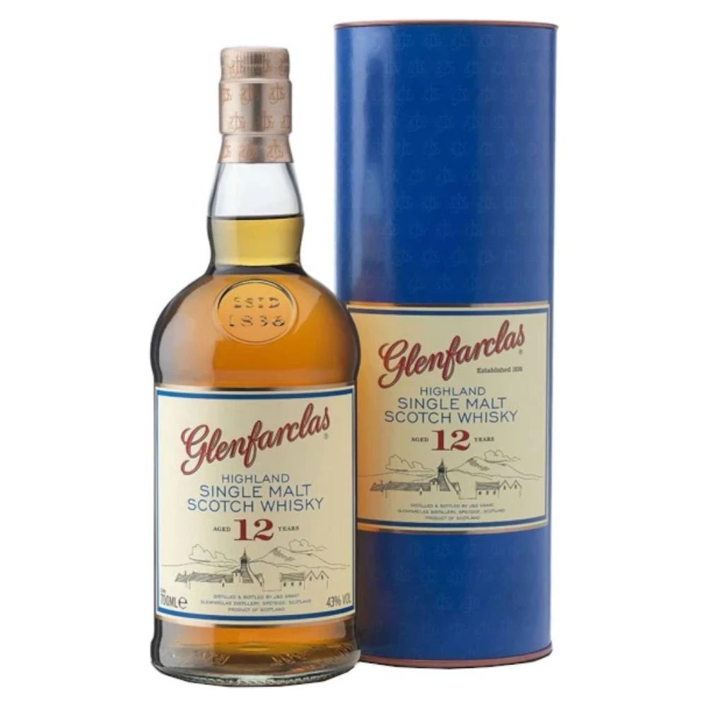 GLENFARCLAS 12 Years whisky + dd (0,7l - 43%)