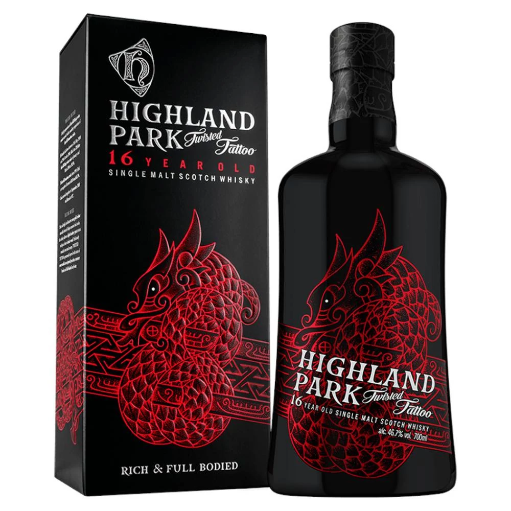 HIGHLAND PARK Twisted Tattoo whisky + dd (0,7l - 40%)