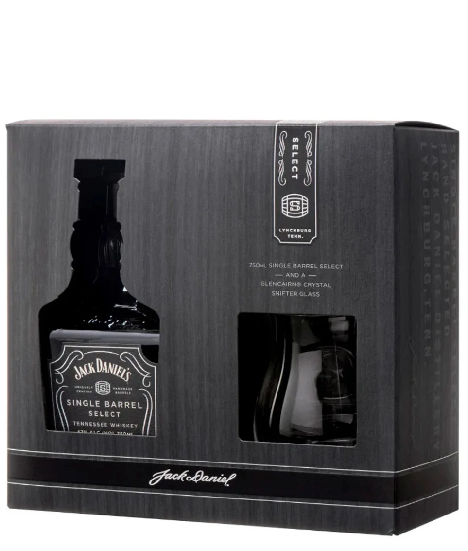 JACK DANIEL'S Single Barrel whisky + dd, pohár (0,7l - 45%)