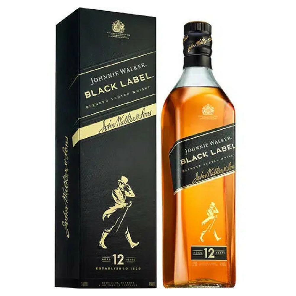 JOHNNIE WALKER Black Label whisky + dd (0,7l - 40%)