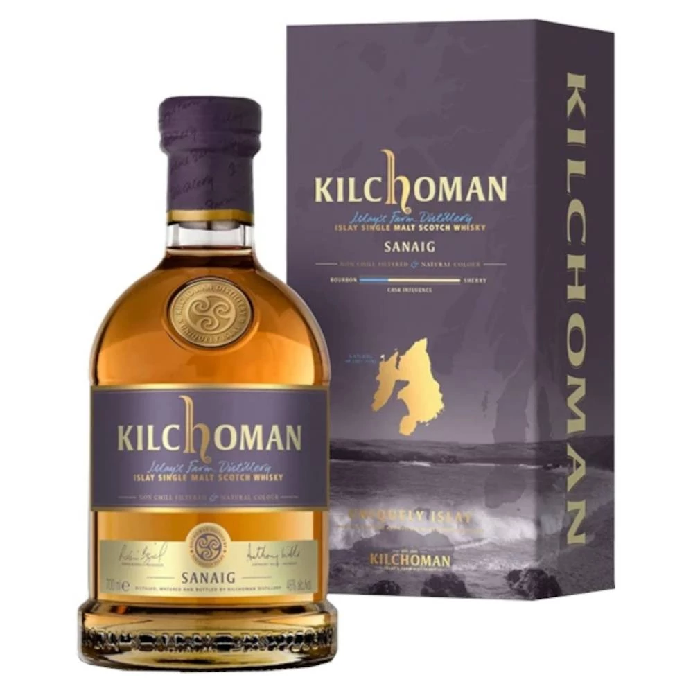 KILCHOMAN Sanaig whisky + dd (0,7l - 46%)