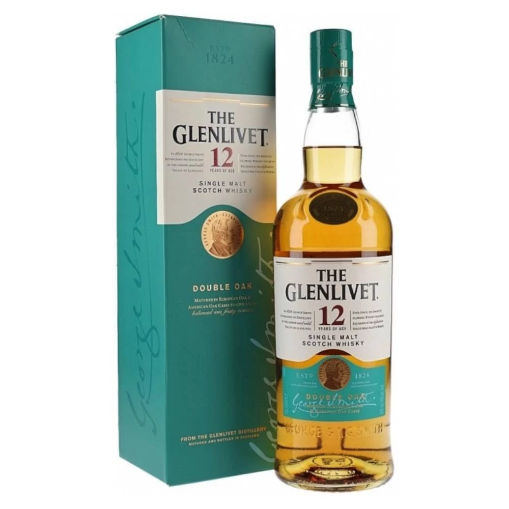 THE GLENLIVET 12 Years whisky + dd (0,7l - 40%)